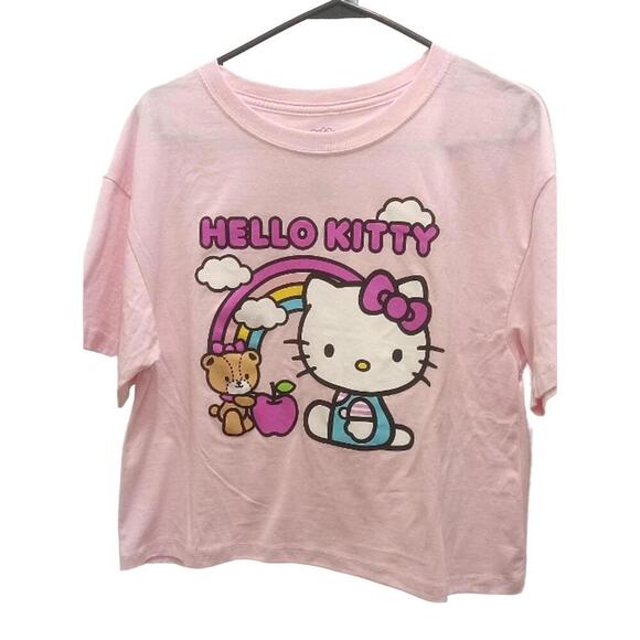 Hello Kitty Pink Graphic T-Shirt for Kids - Picture 1 of 1